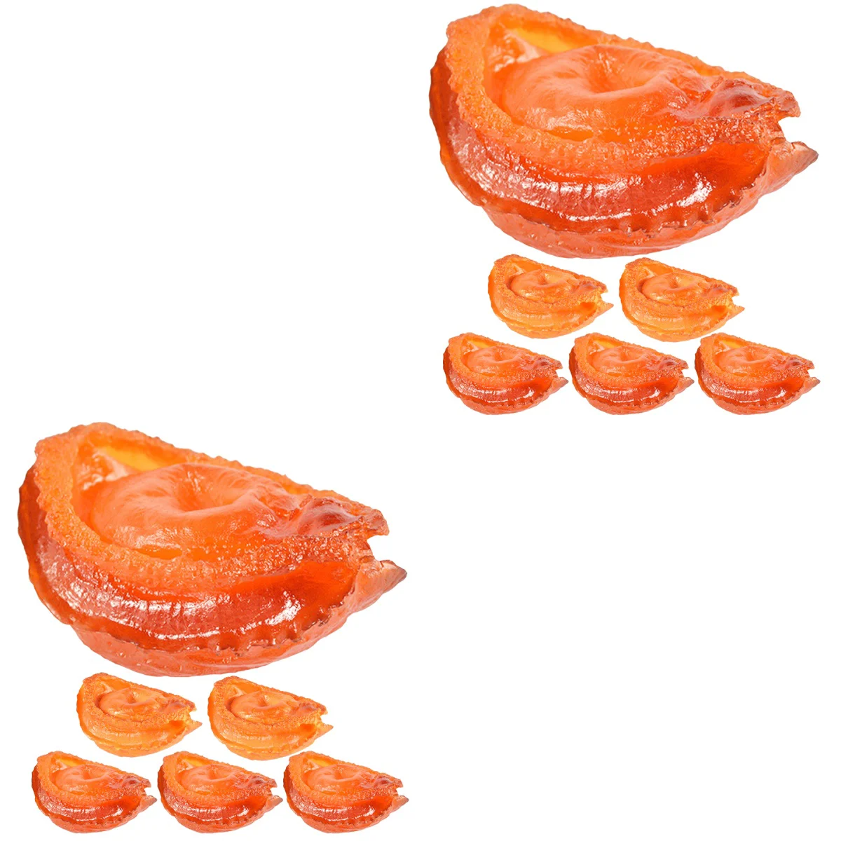 

12 Pcs Fake Abalone Playthings Artificial Abalone Models Tabletop Abalone Models Kitchen Props