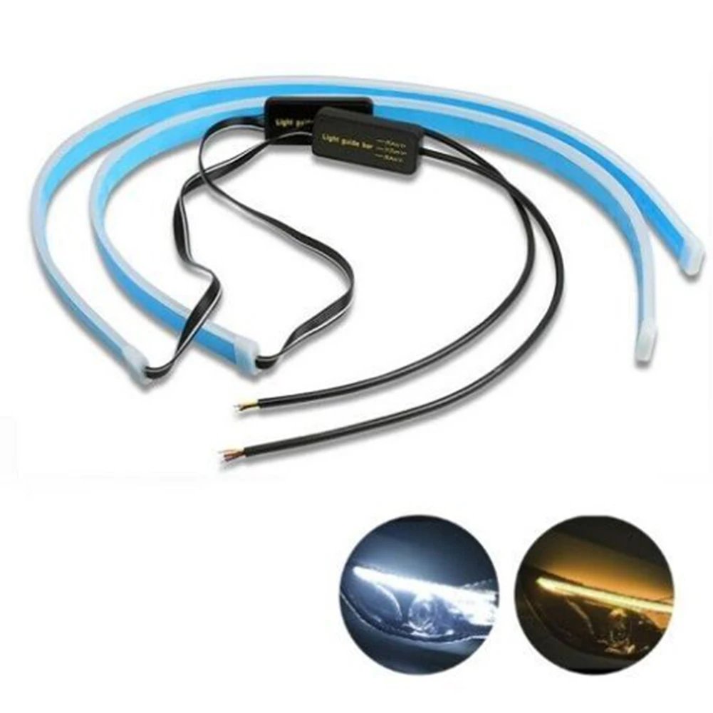 

Slim Strip Tape Lights Car Truck Soft Silicone Waterproof 30CM/45CM/60CM Car Parts Light Accessories 12V DC None Brand New