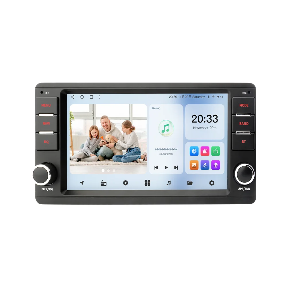 Kapud 7 &quotAndroid 14 2 Din автомобильный мультимедийный плеер для Mitsubish Universal Outlander ASX Pajero