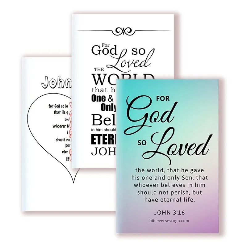 

A5 Notebook Trendy Scripture John 3:16 - God So Loved the World - Bible Quote For Prayer Verse Religious Jewelry Christian Gifs