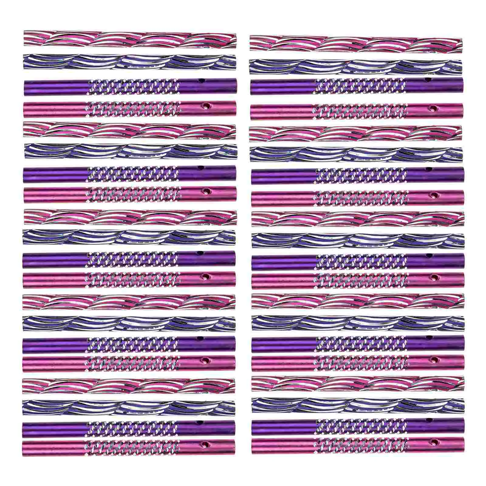 

40Pcs Aluminum Wind Chime Pipe Wind Chime Making Tubes DIY Aluminium Tube