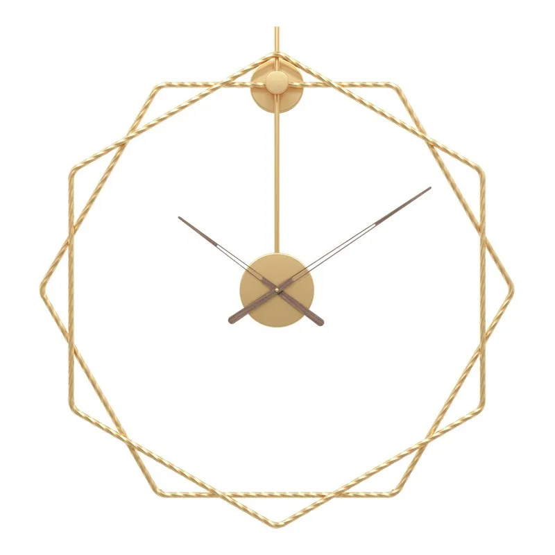 

60cm Metal Simple European Mute Wall Clock Minimalist Modern Design Creative Hanging Watch Home Office Decoration Reloj De Pared