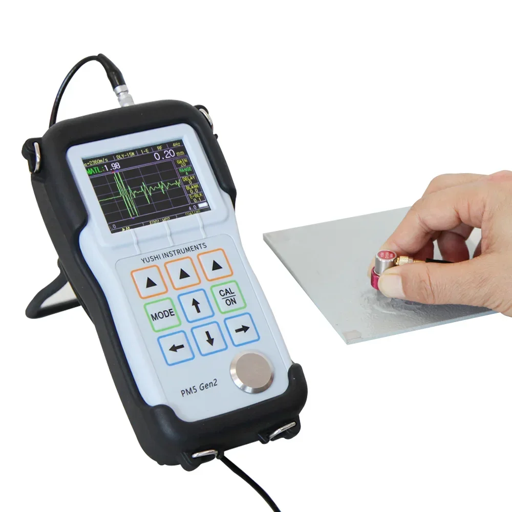 Промышленный NDT UTG IP67 Водонепроницаемый YUSHI PM5 Gen2 высокоточный Ультразвуковой