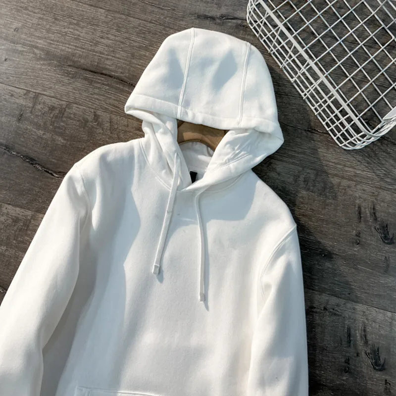 

Men's hooded sweater High quality plush fabric sweater