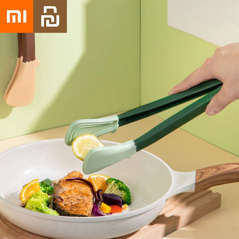 

NEW2022 Xiaomi Youpin Food Clip Kitchen Silicone Barbecue High Temperature Anti-scalding Fried Steak Food Clip BBQ Household