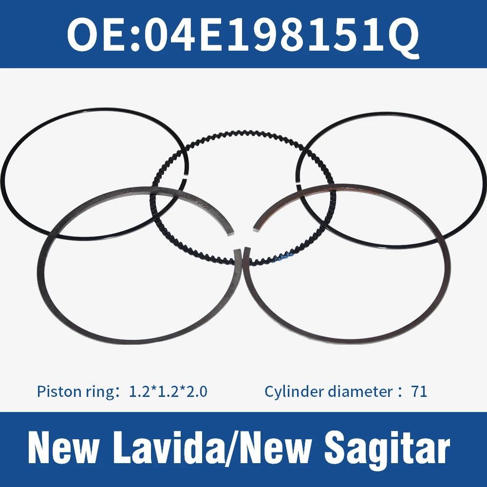 Запасные Для бензинового генератора parts QSL9 поршневое кольцо 04E198151Q для Lavida sagT-ROC itar