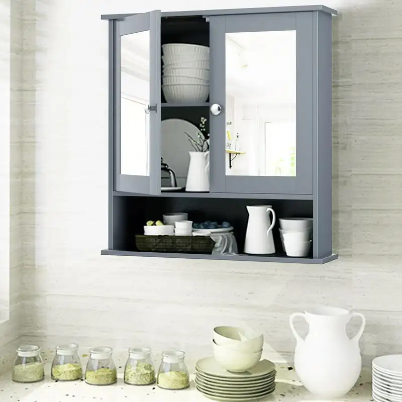 

Mount Mirror Cabinet Grey