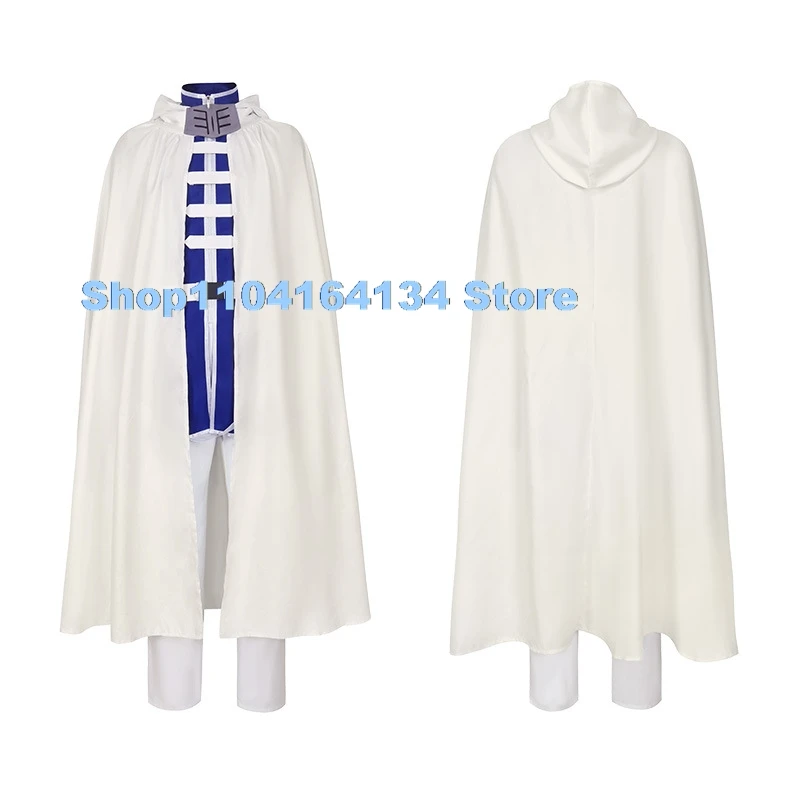 Himmel Anime Frieren: Beyond Journey's End Cosplay Costume Wig Woman Man The Brave Frieren Cape Blue Halloween Party Set Cos