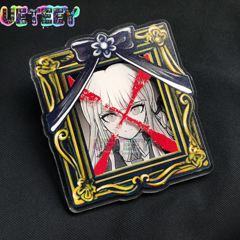 UETEEY COS Аниме-значок с портретом, акриловая подвеска, аксессуары Кокичи Оума и Чиаки Нанами для одежды, броши, декора для рюкзаков (art.: 3920d8db784fc) - 3920d8db784fc