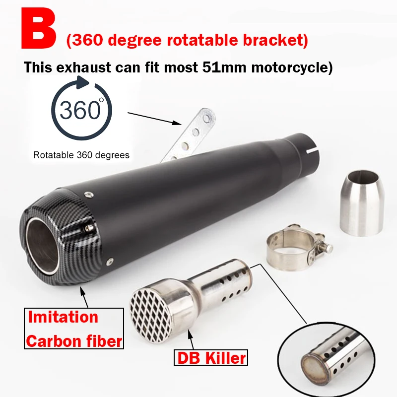 

Выхлопной глушитель для мотоцикла, труба, модифицированная система для вулкан S 650 для REBEL 500 SR400 W800, универсальная винтажная выхлопная труба