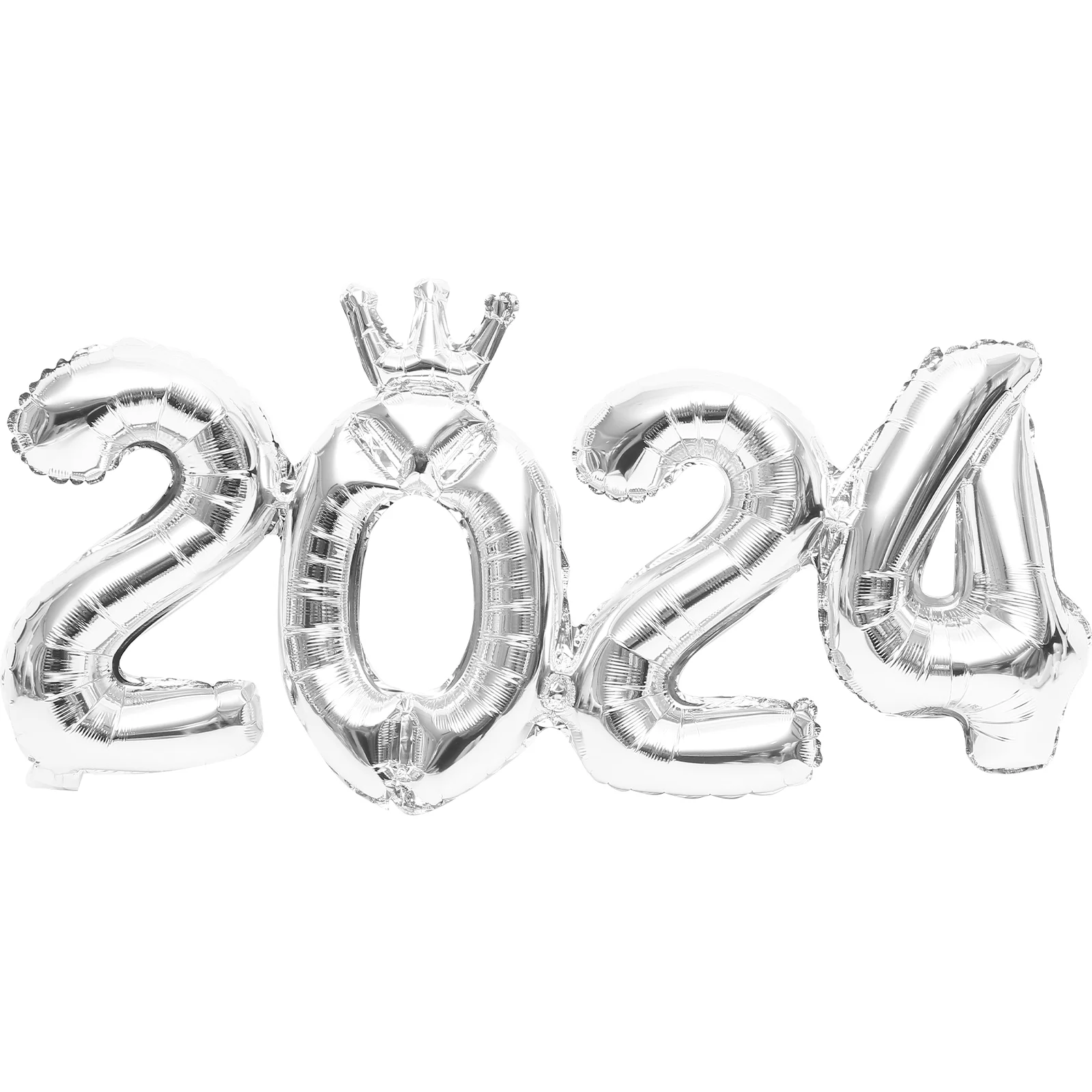 

Balloon Set Aluminum Foil Number 2024 Balloons Birthday Party Supplies New Year For Decors Giant