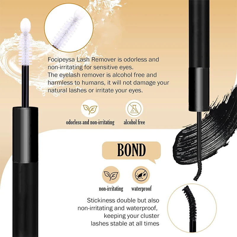 Пушистые толстые кластеры ресниц наращивание сделай сам 10-18 мм для завивки 200D