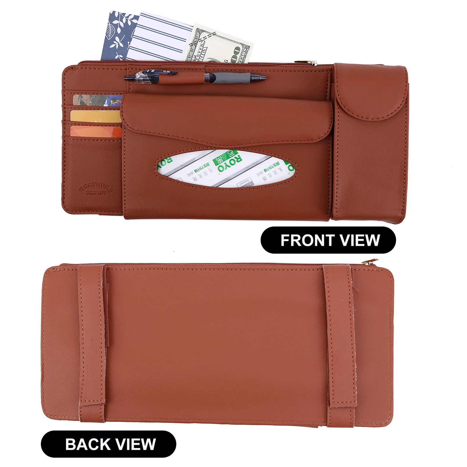 

Tissue Holders for Car Sun Visor Sunglasses Holder Clip Hanger for Storing Tissue Card Mask for Household Car Tool