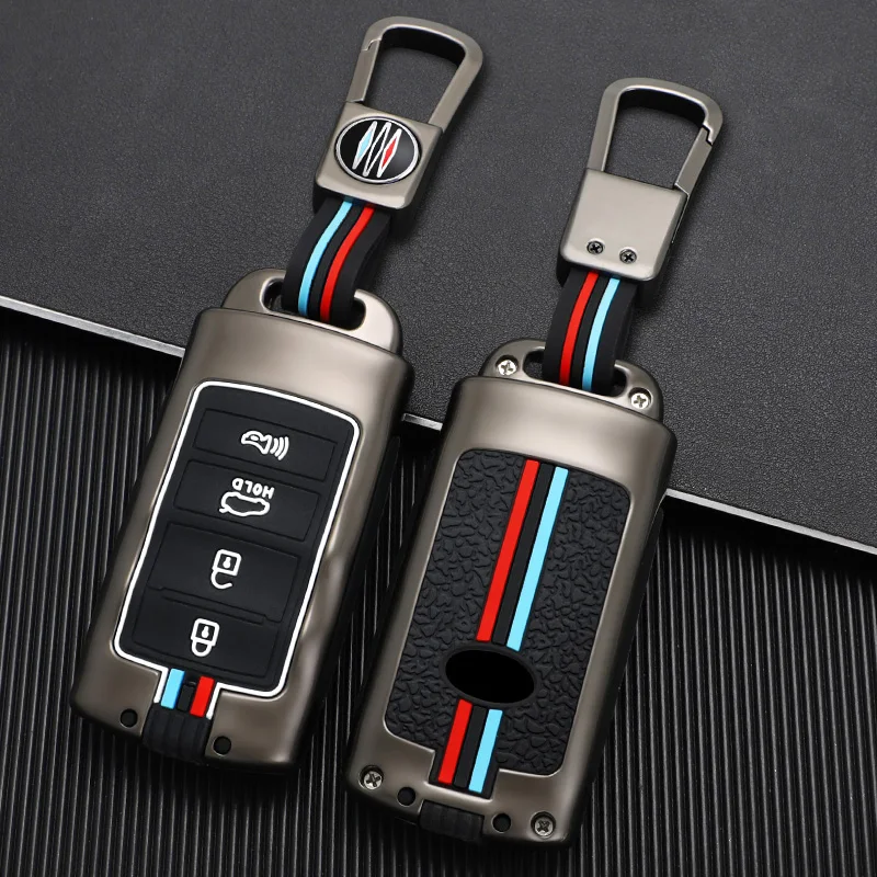 Замшевая кожа 4 кнопки для KIA K7 K900 Sorento K9 k-04 Cadenza новый ключ 2013 2014 2015 2016 сплав