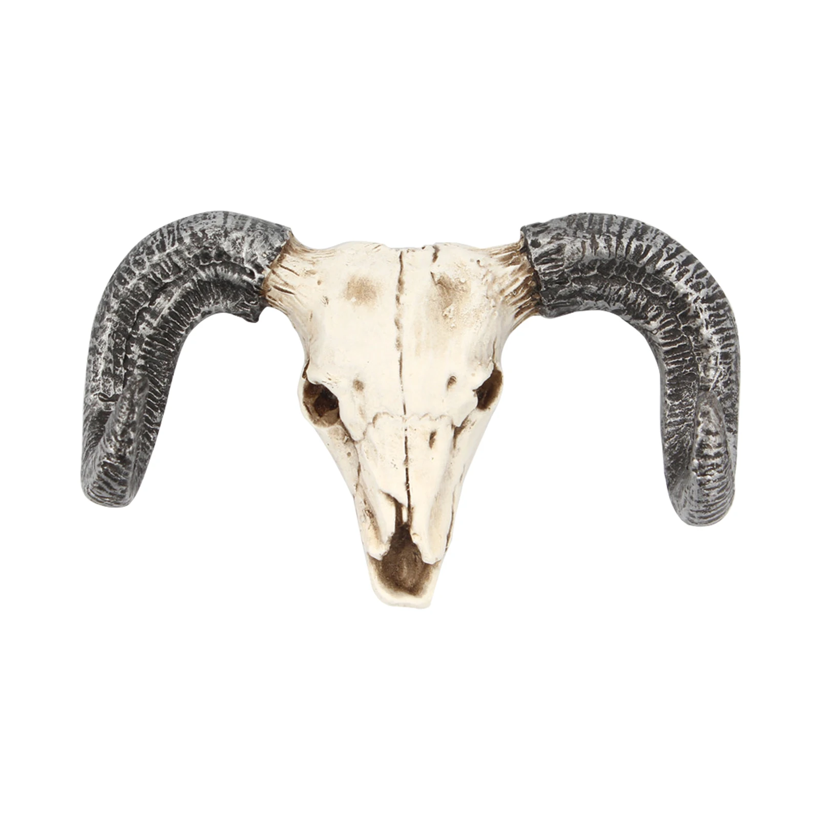 

For Keys Double Rustic Cow Skull Craft Towels Sculpture Robes Ox Shaped Hanging Hook Wall Mounted Animal Head Hat Resin