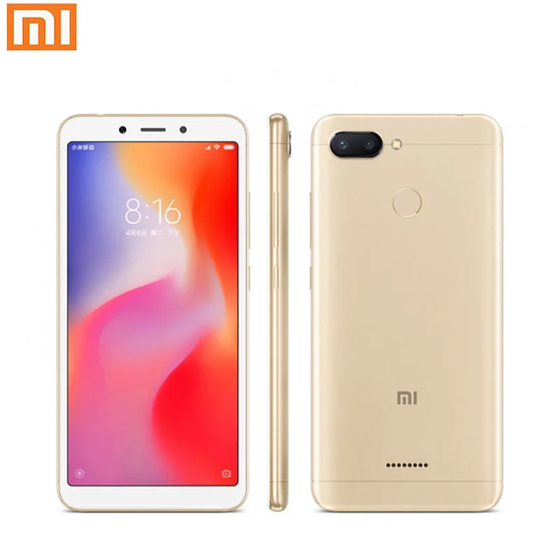 

Xiaomi Redmi 6 смартфон, android, 4 Гб 64 ГБ