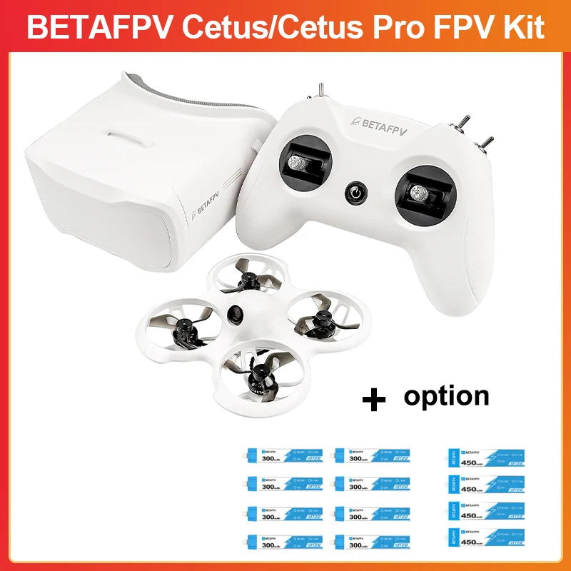 

BETAFPV Cetus Pro FPV Kit Brushless Quadcopter Brushless Motors FPV Racing Drone Frsky D8 RC Quadcopter VR02 Goggles VTX