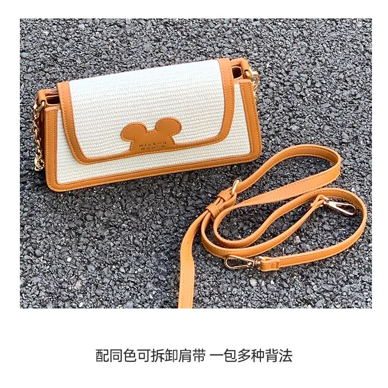 Disney Mickey New Bag Women's One Shoulder Diagonal Cross Bag Birthday Gift Fashion Casual New Style