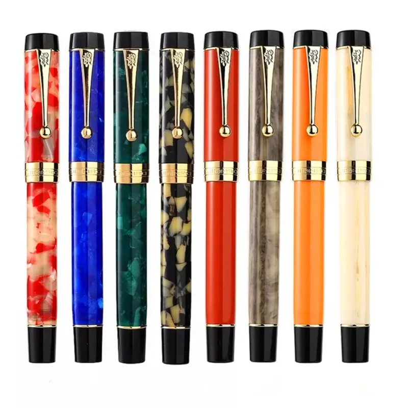 

Канцелярская ручка Jinhao, канцелярские принадлежности для школы и офиса, перьевые принадлежности из высококачественного материала, 7 цветов, 100