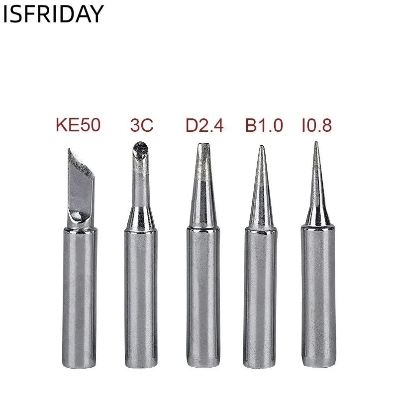 

5/10/12pcs Welding Tip Set Universal 936 937 938 For Soldering Station Solder Iron Welding Tip Head Top Sting BGA Lead-free Tool