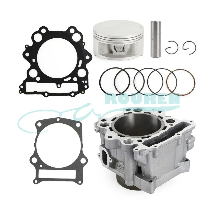 

Аксессуары для мотоциклов, 102 мм цилиндр 660 куб. См, двигатель двигателя для Yamaha Raptor, Комплект прокладок поршня, детали оборудования для мотоблока, вездехода