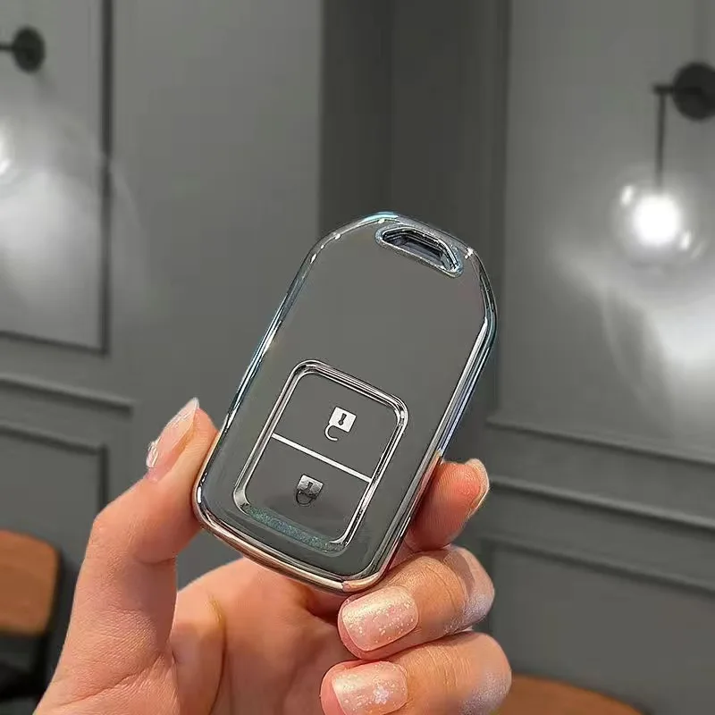 Мягкий чехол для автомобильного ключа из ТПУ для Honda Fit Odessey City Jazz XRV Venzel Civic HRV CRV Accord чехол Crider Odyssey Pilot 2022 2023