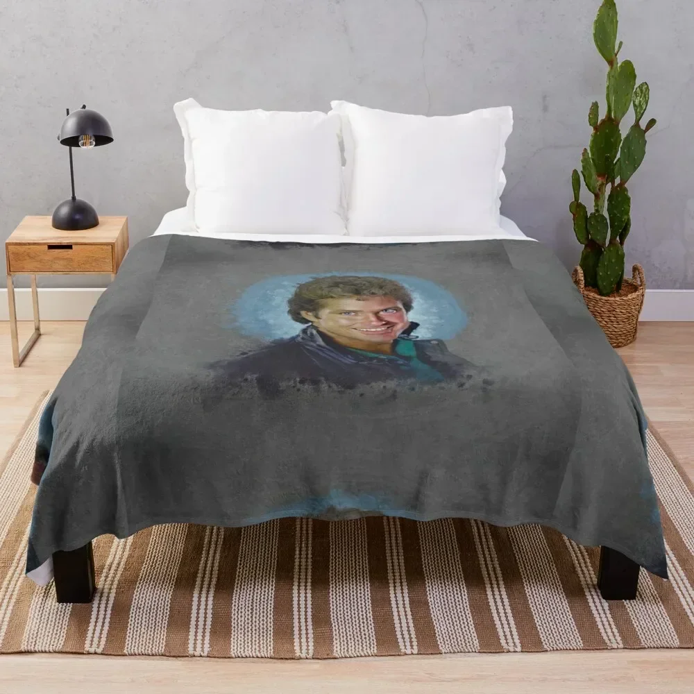 Давид хассельхофф плед одеяло персонализированный подарок постельное белье