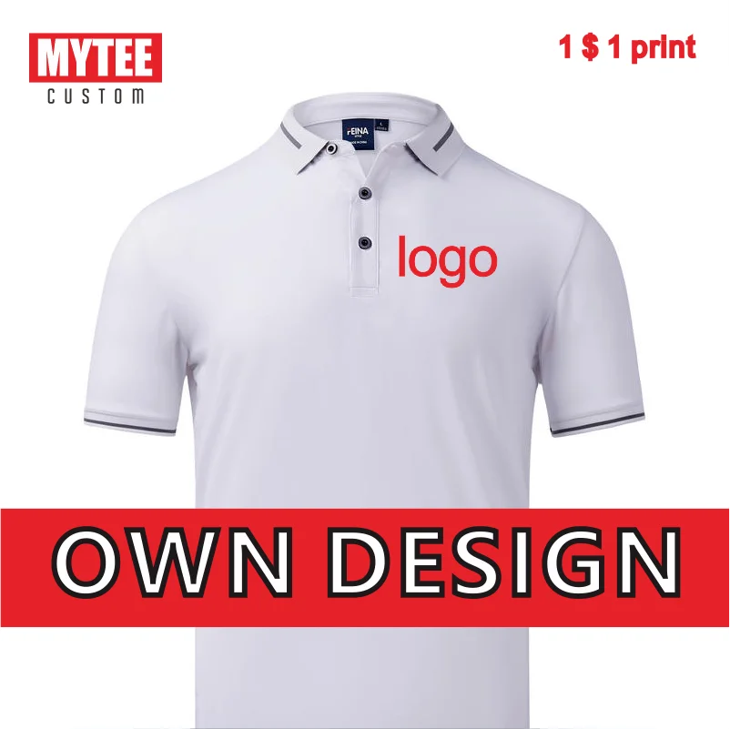 

MYTEE Lapel Polo Shirt Summer Fashion Breathable Men's And Women's Short-Sleeved Tops Logo Custom Embroidery Printing 2022 New