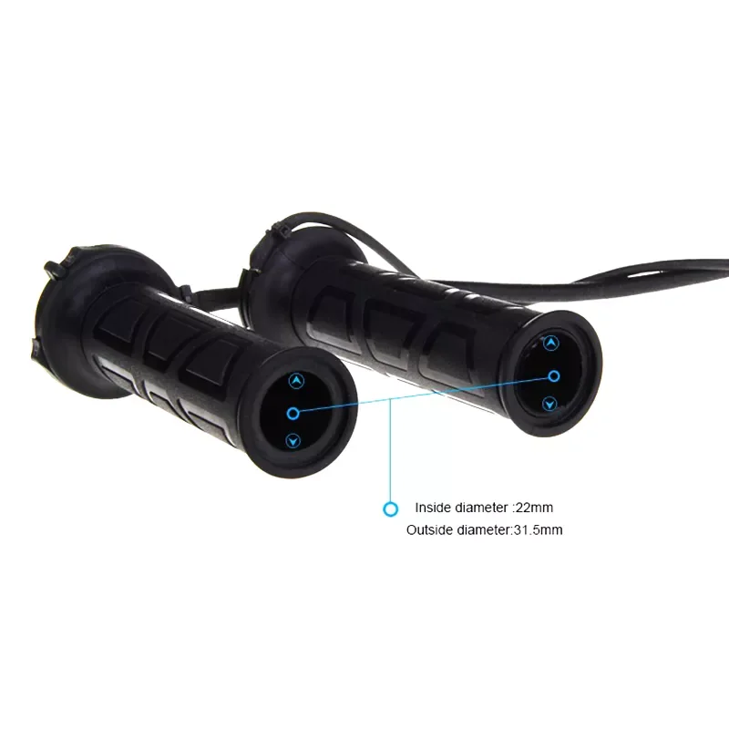 

New Universal Motorcycle 22mm Hand Heated Grips Molded Grips ATV Warmers Adjust Temperature Hot