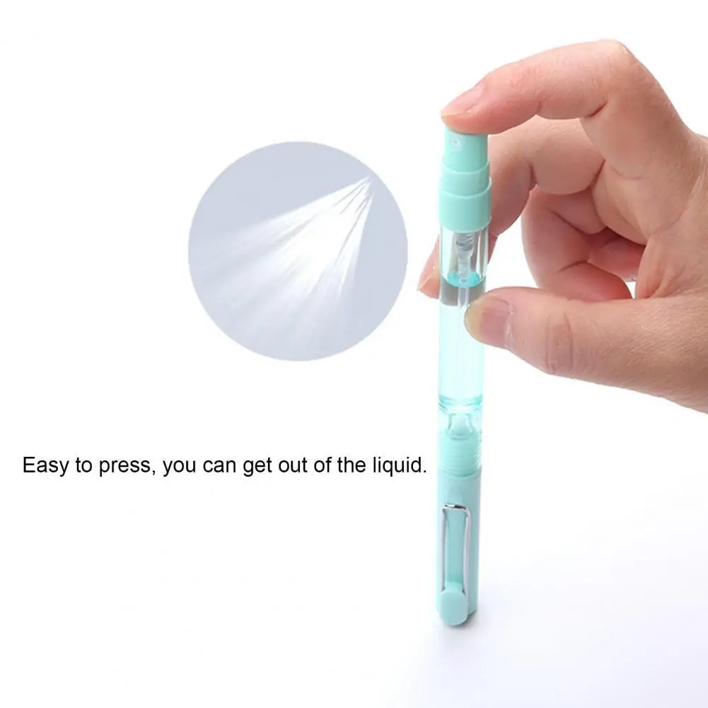 

Safe 6Pcs Multifunctional Writing Pen with Pump Sprayer Eco-Friendly Spray Pen Smooth Writing for Students