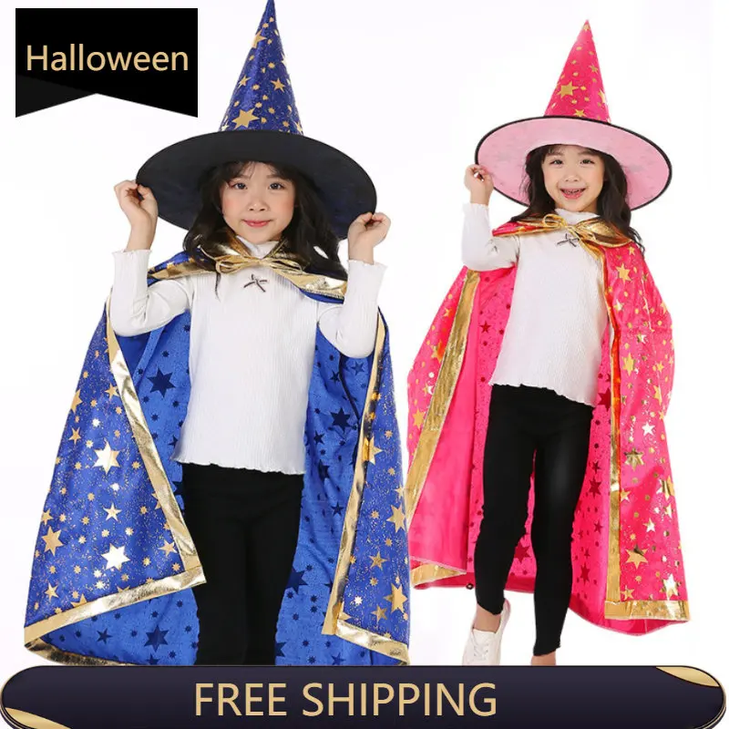 

Женский костюм-накидка в виде тыквы со звездами, 80 см