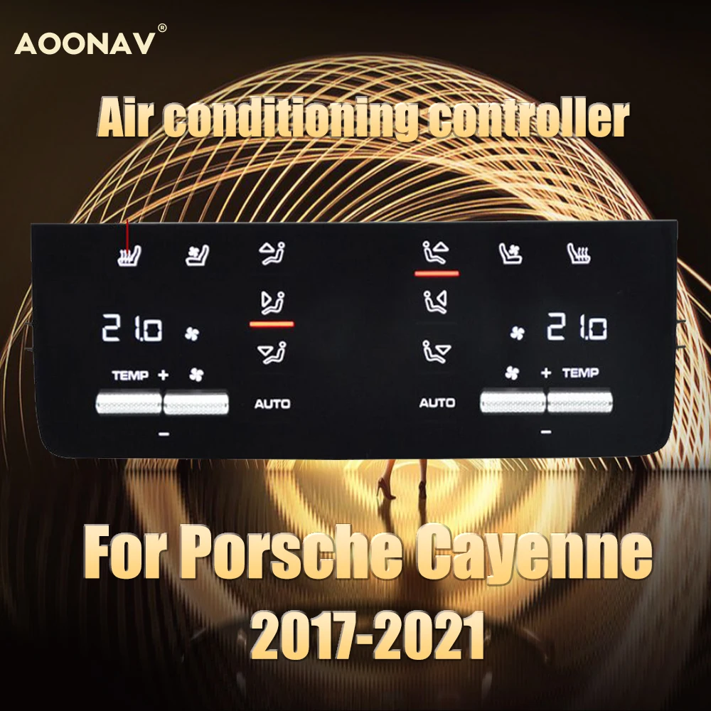 

Air conditioning controller For Porsche Cayenne 2017-2021 Modification accessories Car Rear seat touch screen control