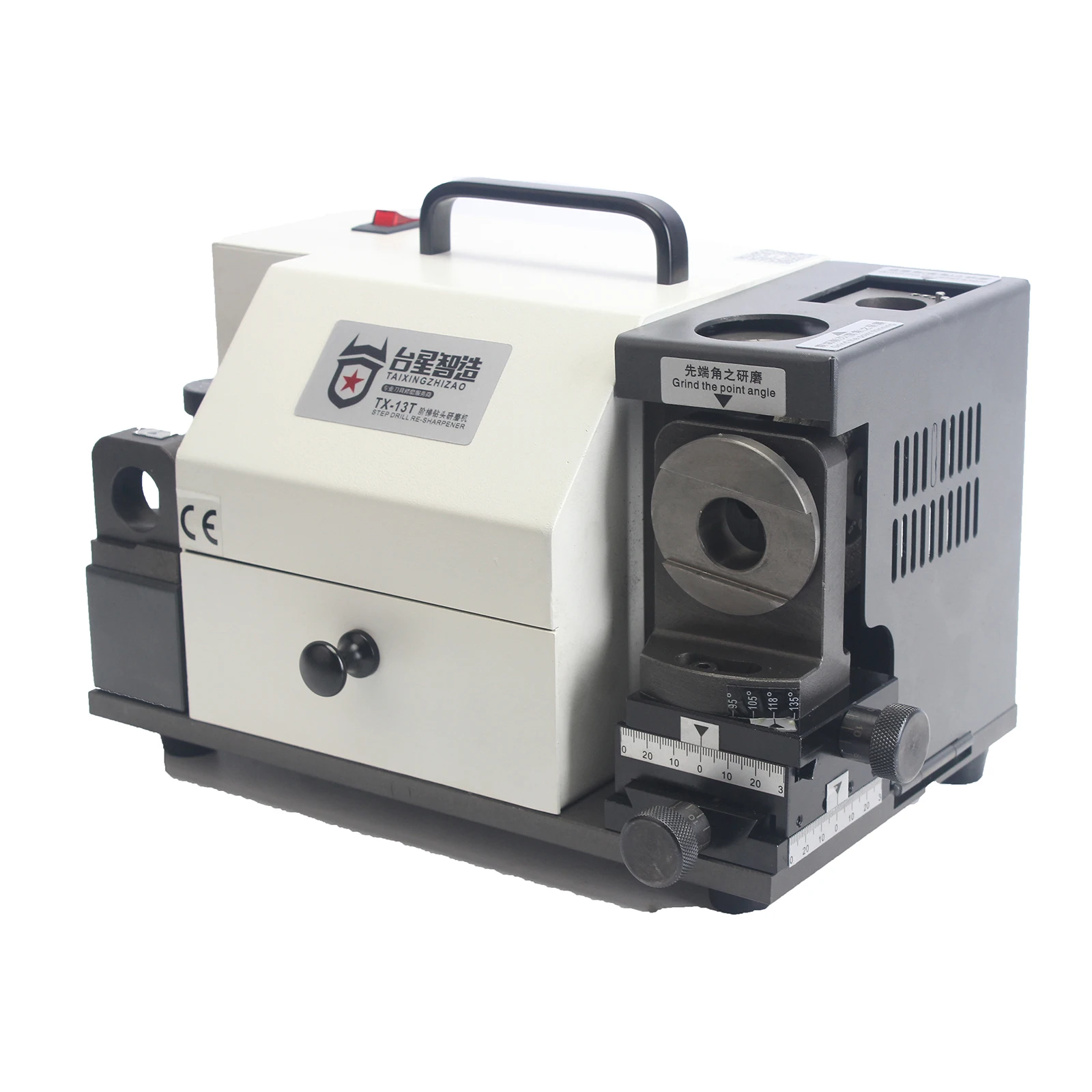 

TXZZ TX-13T High Quality carbide tool grinder Drill Resharpener Portable surface Fast Small Drill Grinding Machine From Ch