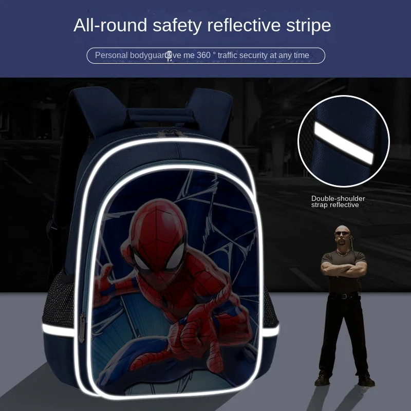 Disney schoolbag primary school boys grade one, two, three to six super lightweight ridge protection and load reduction