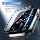 3D Водонепроницаемая Защита экрана для Apple Watch 7 6 SE 5 4 45 мм 41 мм 40 мм 44 мм, не закаленное стекло для iwatch 3 2 1 38 мм 42 мм