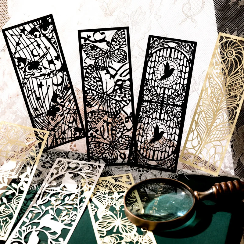 

6 упаковок всего 18 шт. винтажные классические Изящные открытые бумажные закладки 55*150 мм креативные закладки для книг в подарок