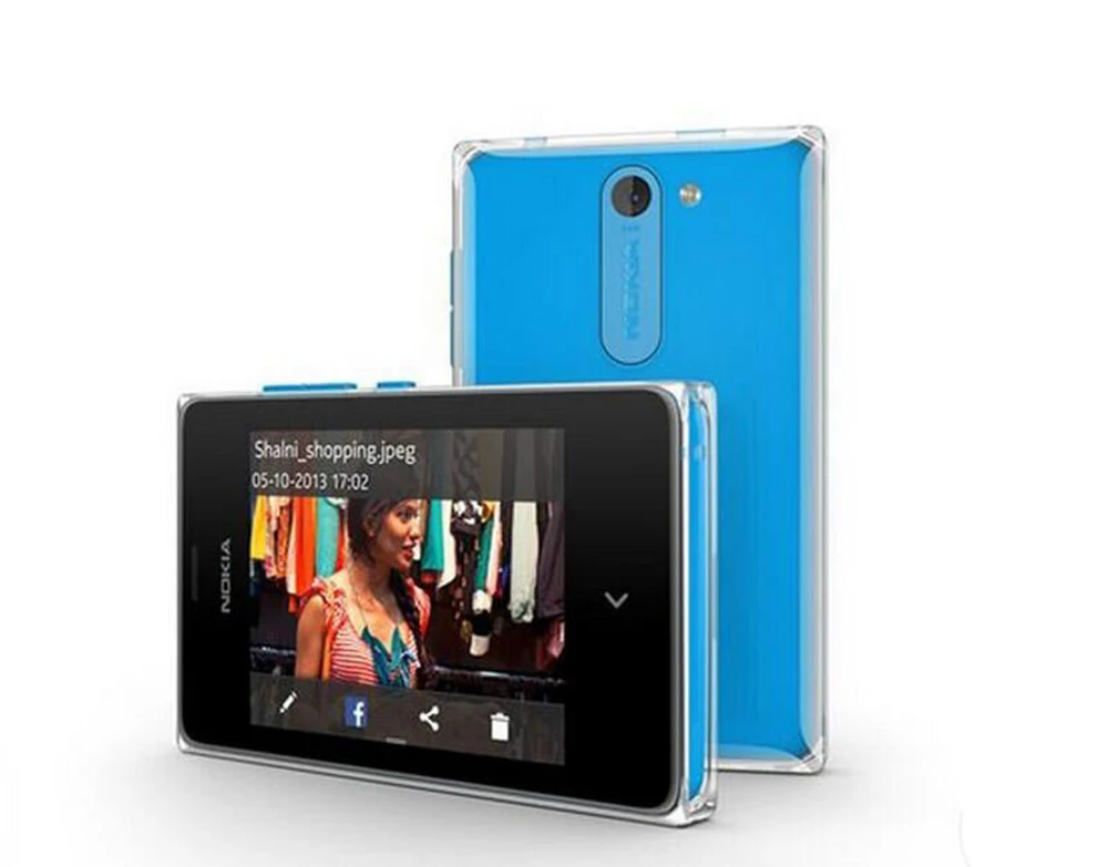 Оригинальный разблокированный Восстановленный телефон Nokia Asha 502 стандарта GSM