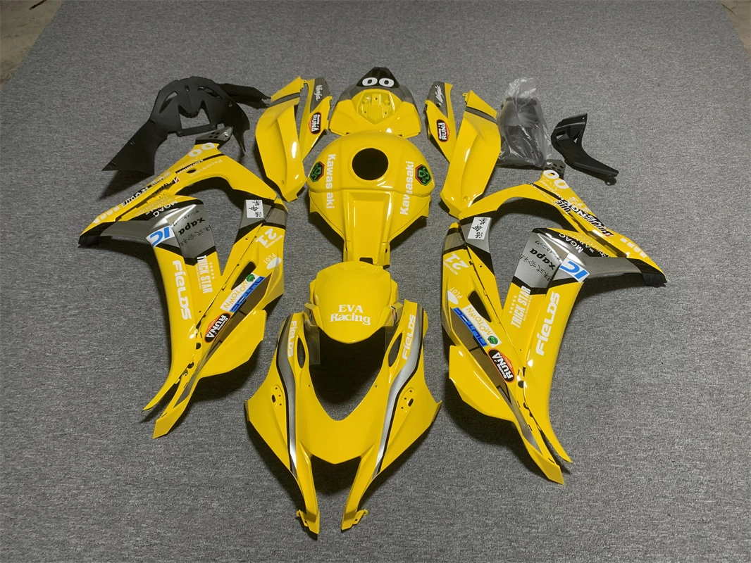 

New ABS Motorcycle Fairings Kit Fit For Kawasaki Ninja ZX10R 2016 2017 2018 2019 ZX-10R Bodywork Set Custom yellow