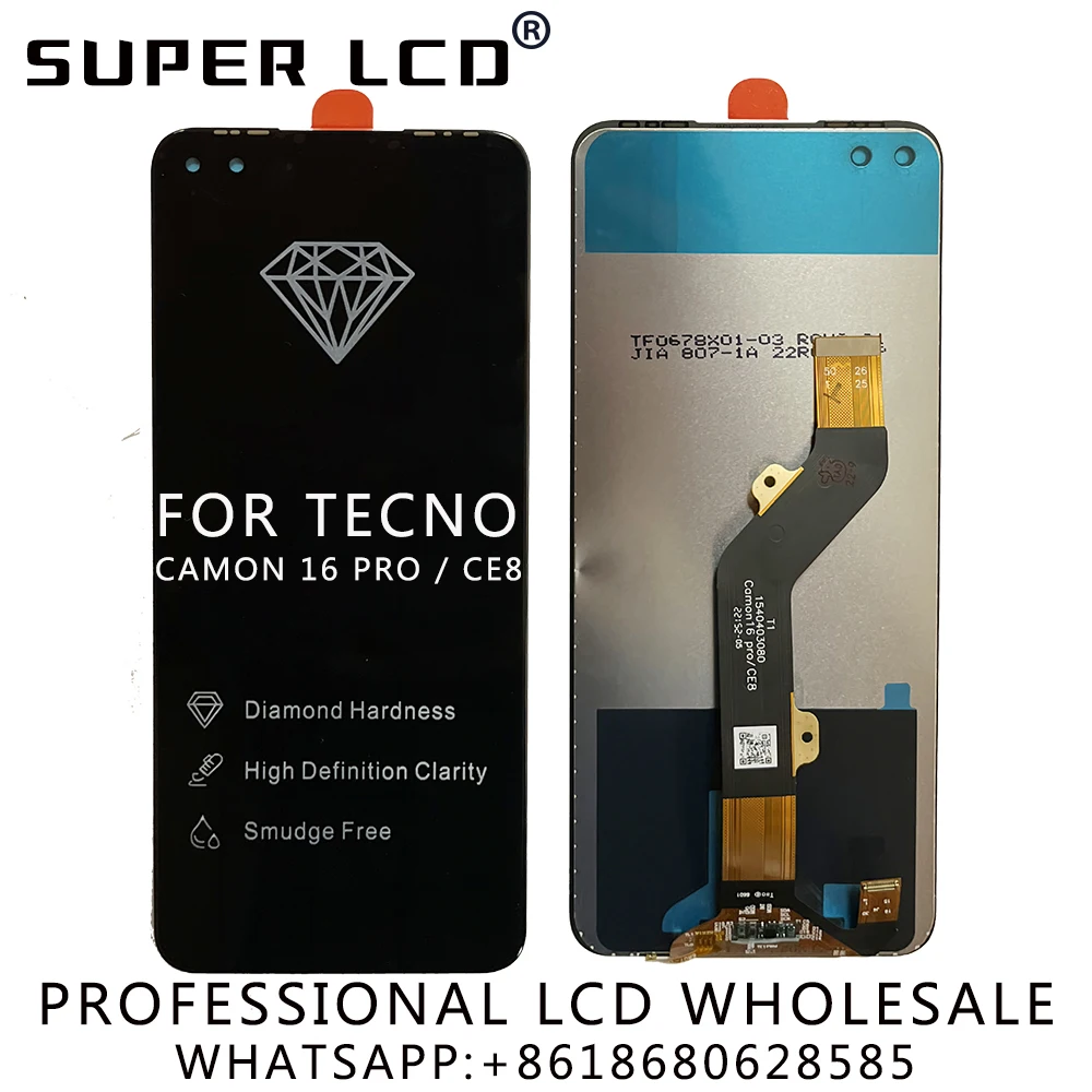 

Запасной ЖК-дисплей для Tecno CAMON 16 PRO CE8