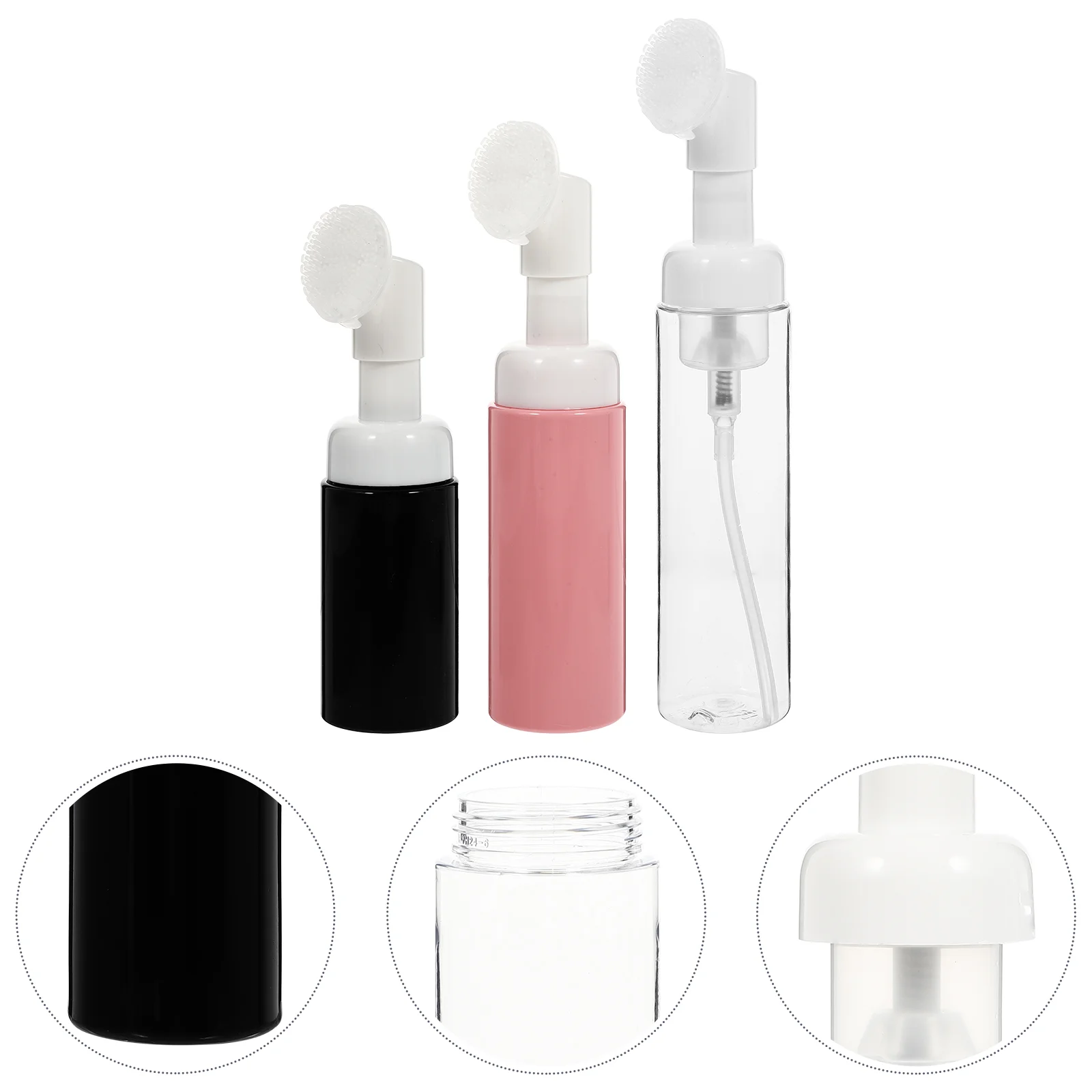

Bottle Foaming Sub Container Washing Maker Convenient Facial Cleanser Face Empty Bottles Liquid Foam Shampoo Brush Shower