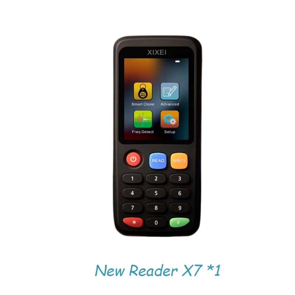 

Новый интеллектуальный кард-ридер NFC X7, RFID-копировальный аппарат, Дубликатор, ID IC-ключ, запись Ntag215 213, копия тегов 125 кГц, 13,56 МГц, клон токена