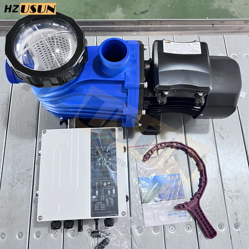 HZUSUN 1 5 л.с. Инвертор для бассейна переменного и постоянного тока гибридный насос