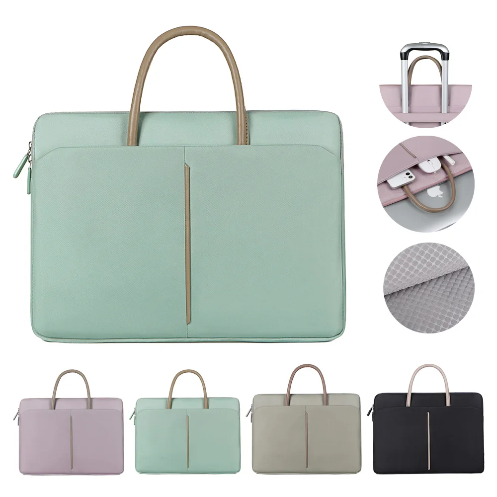 

Laptop Bag Women 13.3 14 15 15.6 Inch Handbag Computer Sleeve Cover For Air Pro 13 Notebook Case Free shipping Best