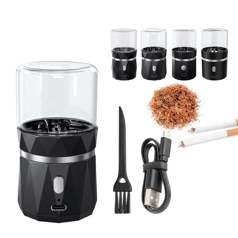 

Электрическая мощная табачная машина, высокоскоростная сухая трава, искусственная трава со стеклянной коробкой, гаджеты для мужчин, курительные аксессуары