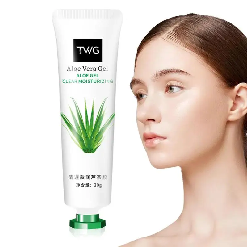

Aloe Moisturizing Gel Refreshing Non-Greasy Face Moisturizer Hydrating Repairing Facial Gel Face Care 30ml/260ml Soothing For