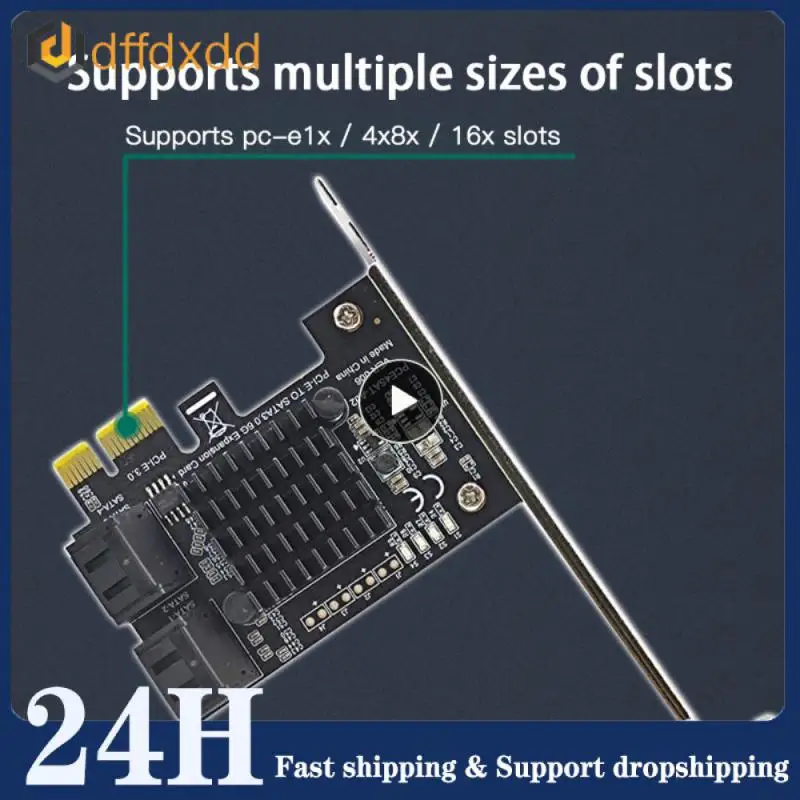 

Support Ahci1.0 Mode Expansion Ipfs Hard Disk Supports 4 Sata Support Communication Speed Of 6.0 Gbps 4-port 6g Adapter Card