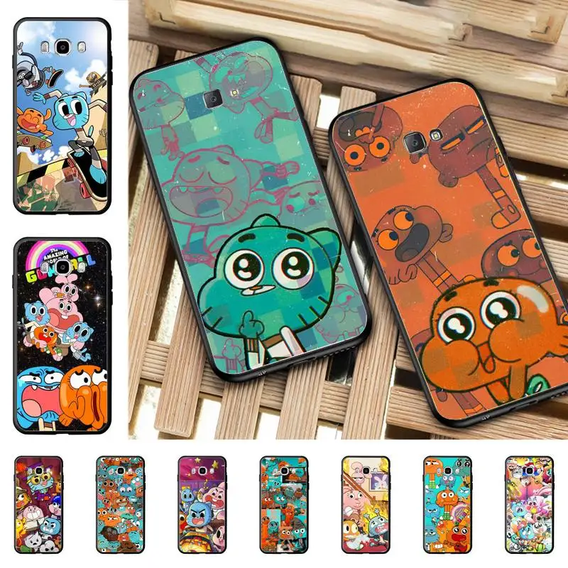 

Anime-World-of-Gumball Phone Case for Samsung J 2 3 4 5 6 7 8 prime plus 2018 2017 2016 core