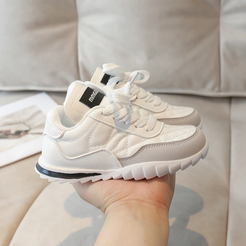 Кроссовки детские кожаные всесезонные повседневная обувь для мальчиков и