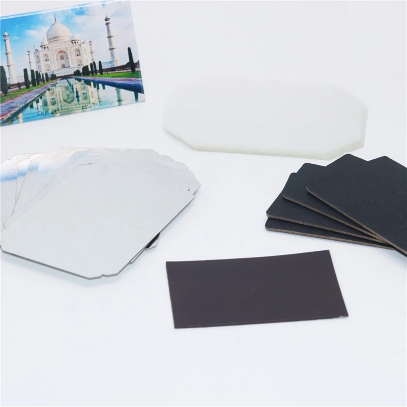 50 комплектов 80x53 мм прямоугольные магниты на холодильник DIY материалы для