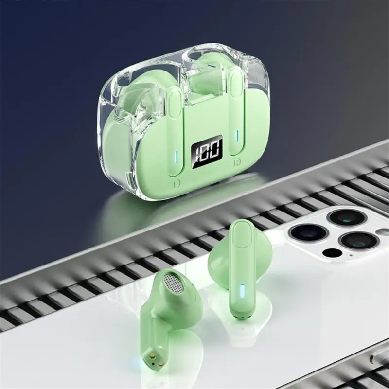 

New Wireless Bluetooth Headset Smart Digital Display 3D Stereo Sound Effect HIFI HD Sound Quality Long Endurance Sports Earbuds